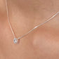 Collar punto de luz plata