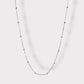 Collar bolitas plata