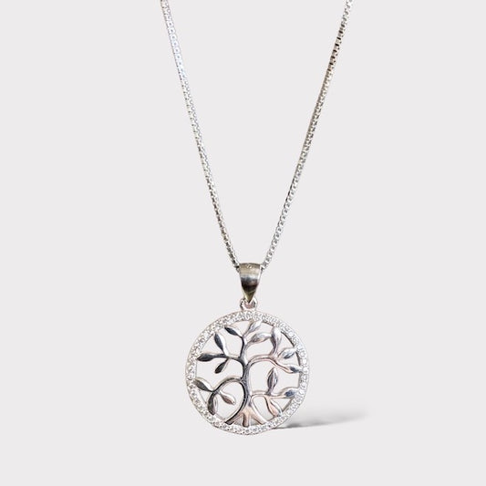 Collar árbol de la vida plata